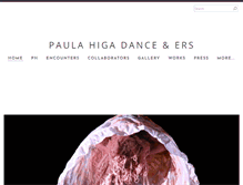 Tablet Screenshot of paulahiga.com